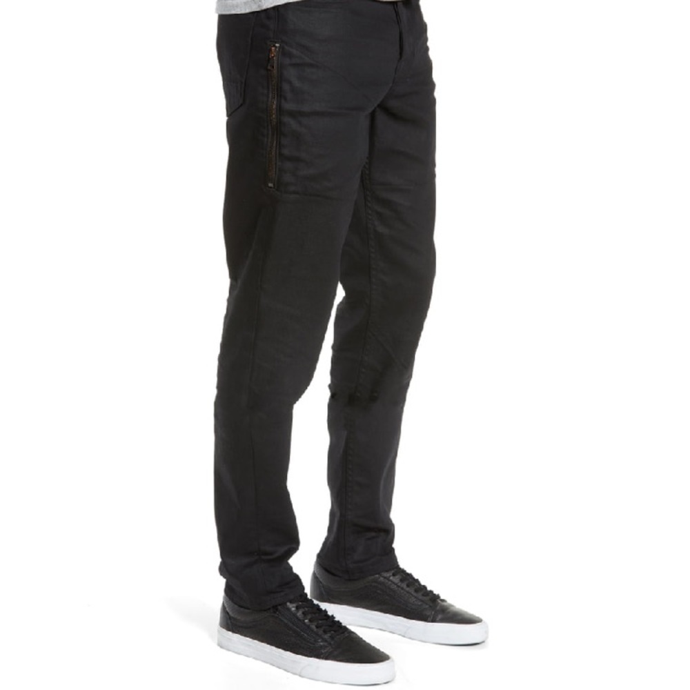 HUDSON Sartor Skinny Fit Jeans in Blackened